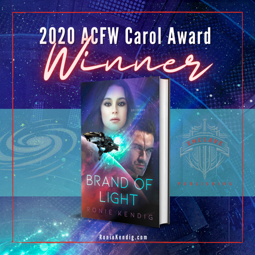 Brand of Light Wins 2020 Carol Award! Ronie Kendig